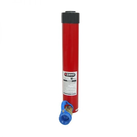 Zinko ZR-1010 Single Acting Cylinder, 10 ton, 10in Stroke Min. Height 13.89in 21-1010